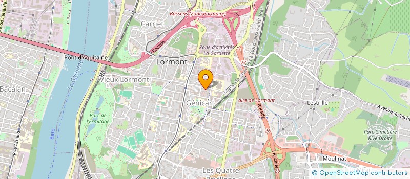 localisation de l'entreprise MONSIEUR MEHDI-ABDEL GOUISSEM  LORMONT