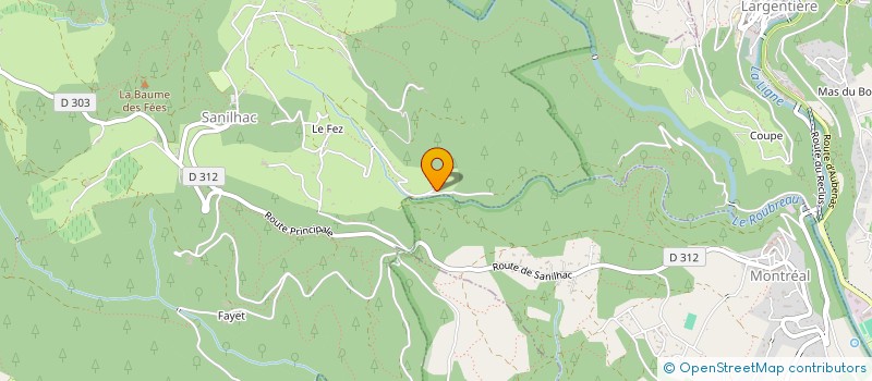 localisation de l'entreprise MONSIEUR MEHDI ABDELKADER  SANILHAC