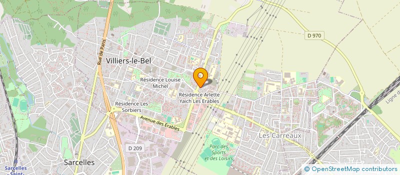 localisation de l'entreprise MONSIEUR MEHDI ADMI  VILLIERS-LE-BEL