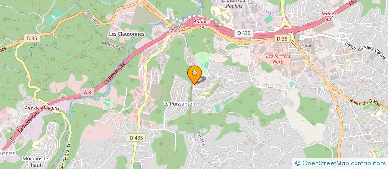 localisation de l'entreprise MONSIEUR MEHDI AHIZOUNE à ANTIBES