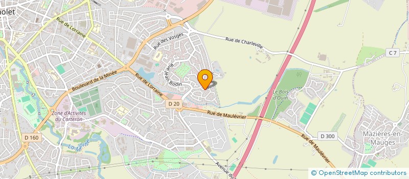 localisation de l'entreprise MONSIEUR MEHDI AILLOUD à CHOLET