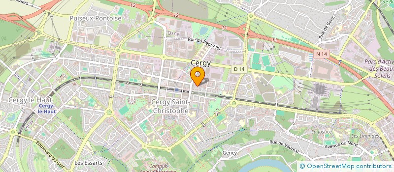 localisation de l'entreprise MONSIEUR MEHDI AIT DAOUA  CERGY