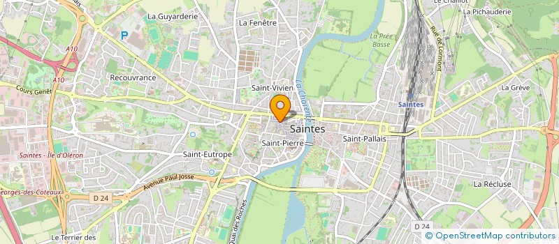 localisation de l'entreprise MONSIEUR MEHDI AIT HAJ KADDOUR  SAINTES