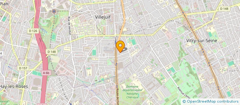 localisation de l'entreprise MONSIEUR MEHDI AKNOUCHE  VILLEJUIF