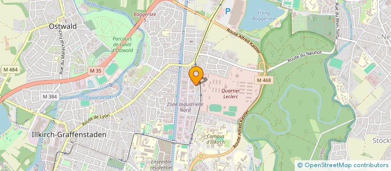localisation de l'entreprise MONSIEUR MEHDI ALLOUCHE  ILLKIRCH-GRAFFENSTADEN