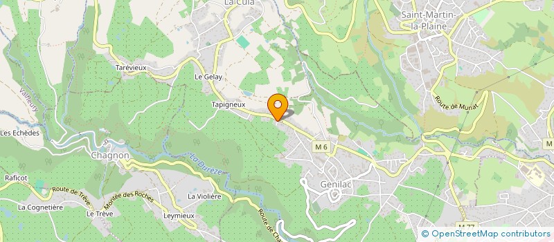 localisation de l'entreprise MONSIEUR MEHDI ALOUACHE  GENILAC