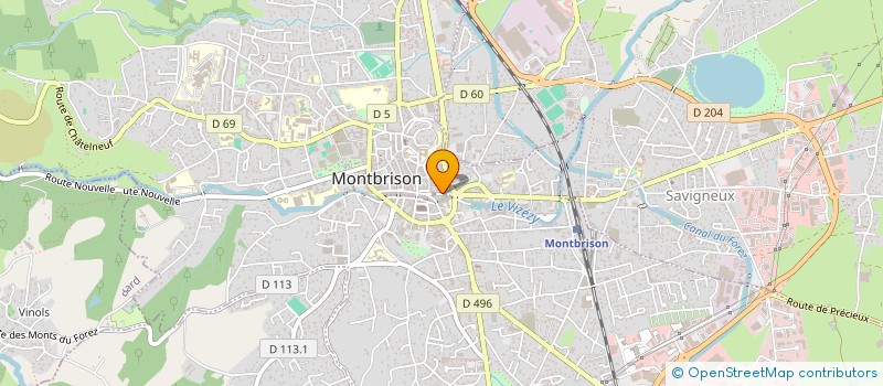 localisation de l'entreprise MONSIEUR MEHDI ALOUIN à MONTBRISON