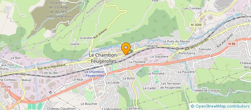 localisation de l'entreprise MONSIEUR MEHDI ALVES MENDES à LE CHAMBON-FEUGEROLLES