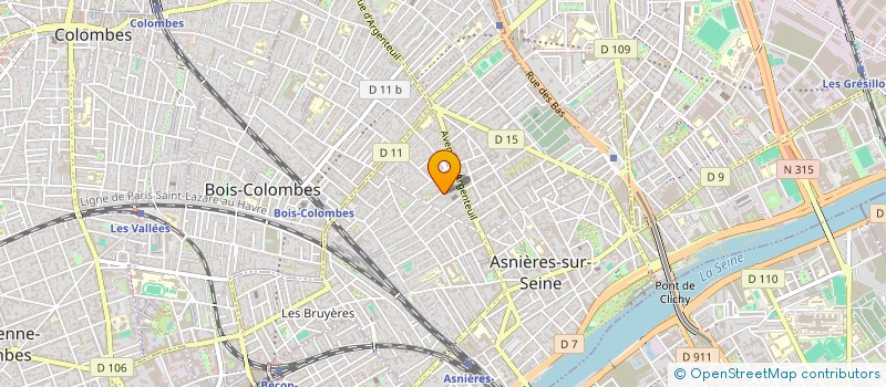 localisation de l'entreprise MONSIEUR MEHDI AMIROUCHE à ASNIERES-SUR-SEINE