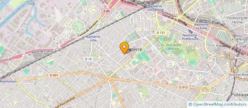 localisation de l'entreprise MONSIEUR MEHDI AMRICHE  NANTERRE