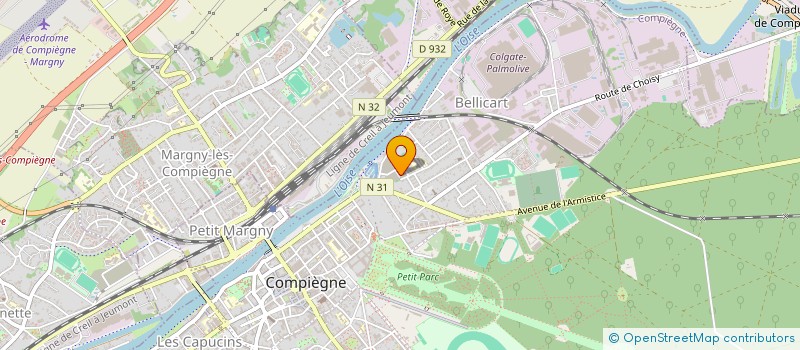 localisation de l'entreprise MONSIEUR MEHDI AOUALI  COMPIEGNE