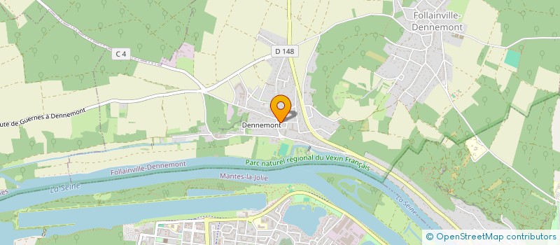 localisation de l'entreprise MONSIEUR MEHDI ARBIOUENE  FOLLAINVILLE-DENNEMONT