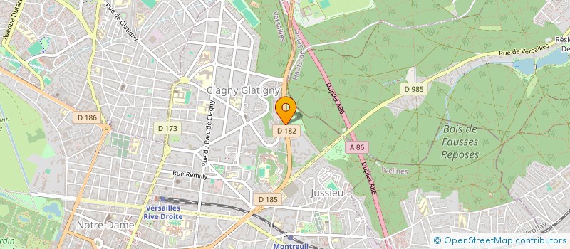 localisation de l'entreprise MONSIEUR MEHDI ARROUCHI  VERSAILLES