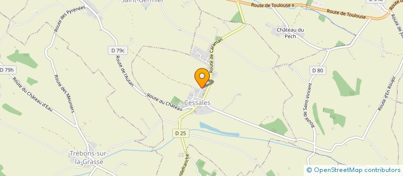 localisation de l'entreprise MONSIEUR MEHDI AZEVEDO-MARTINS  CESSALES