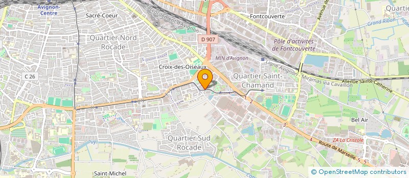 localisation de l'entreprise MONSIEUR MEHDI AZZIMANI  AVIGNON