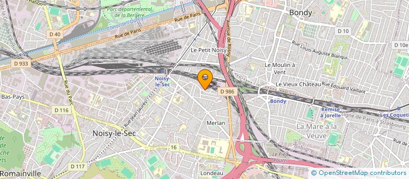 localisation de l'entreprise MONSIEUR MEHDI BAADACHE à NOISY-LE-SEC