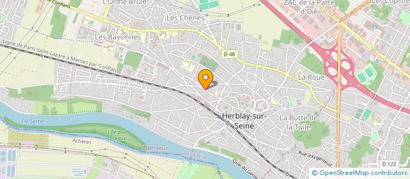 localisation de l'entreprise MONSIEUR MEHDI BAADIL à HERBLAY-SUR-SEINE
