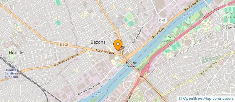 localisation de l'entreprise MONSIEUR MEHDI BAGHOR  BEZONS