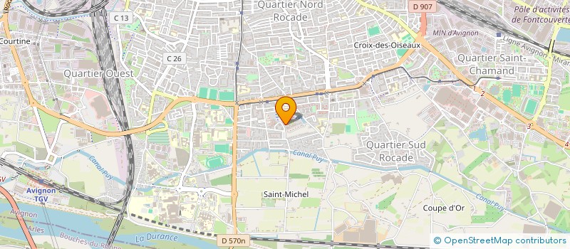 localisation de l'entreprise MONSIEUR MEHDI BAHRI  AVIGNON