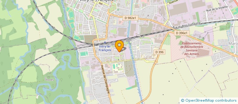 localisation de l'entreprise MONSIEUR MEHDI BAKHOUCHE  VITRY-LE-FRANCOIS