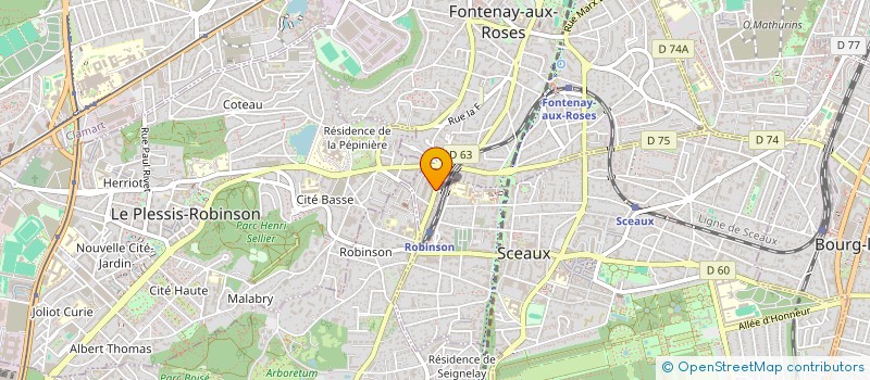 localisation de l'entreprise MONSIEUR MEHDI BAROUDI à SCEAUX