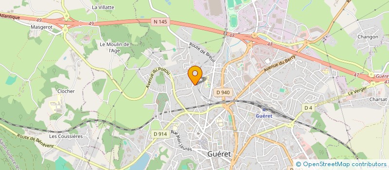 localisation de l'entreprise MONSIEUR MEHDI BARRAJ à GUERET