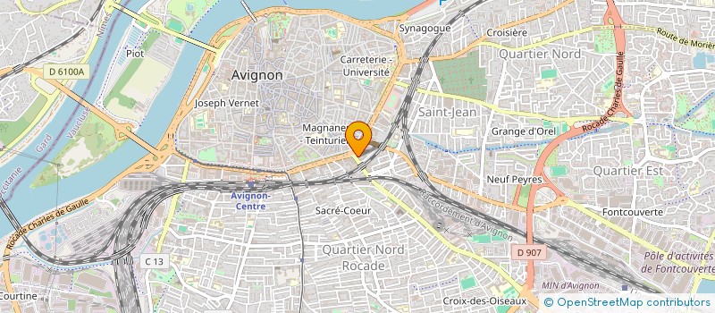 localisation de l'entreprise MONSIEUR MEHDI BAUDINO  AVIGNON