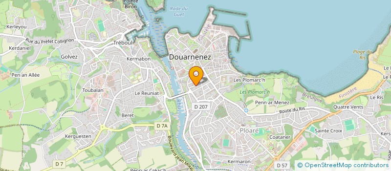 localisation de l'entreprise MONSIEUR MEHDI BEAUJEAN à DOUARNENEZ