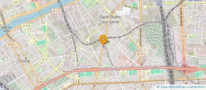localisation de l'entreprise MONSIEUR MEHDI BEGGAR à SAINT-OUEN-SUR-SEINE