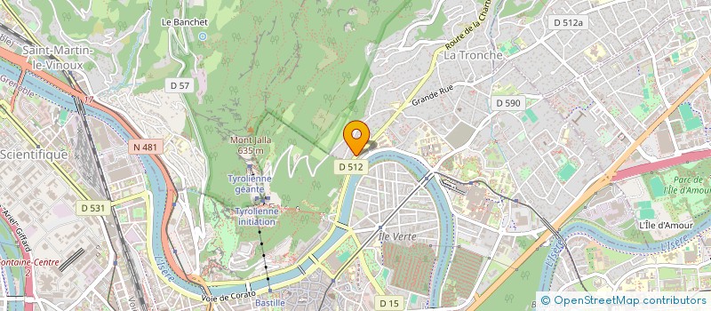 localisation de l'entreprise MONSIEUR MEHDI BEHLOUL  LA TRONCHE