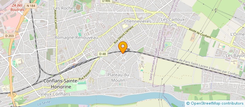 localisation de l'entreprise MONSIEUR MEHDI BEHRAM  CONFLANS-SAINTE-HONORINE