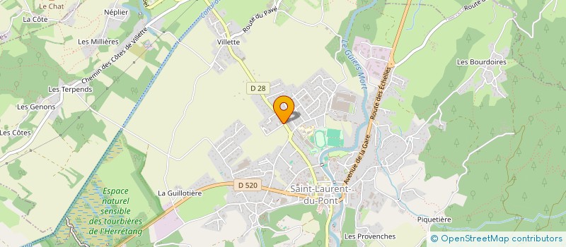 localisation de l'entreprise MONSIEUR MEHDI BEJAOUI  SAINT-LAURENT-DU-PONT