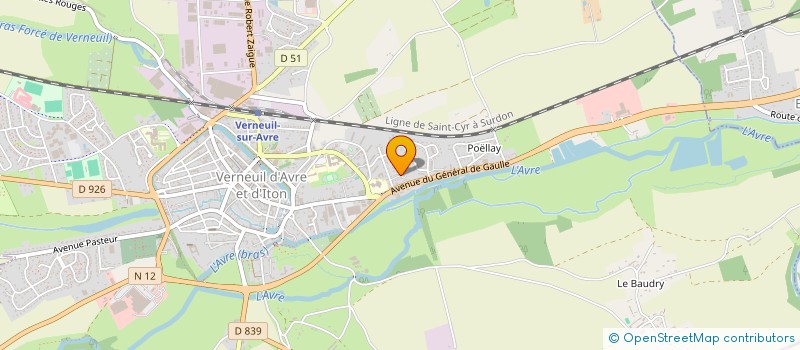 localisation de l'entreprise MONSIEUR MEHDI BELESSORT  VERNEUIL D'AVRE ET D'ITON