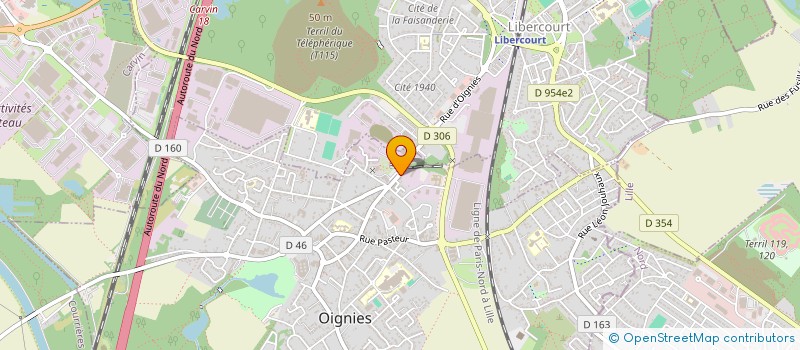 localisation de l'entreprise MONSIEUR MEHDI BELGHARRI  OIGNIES