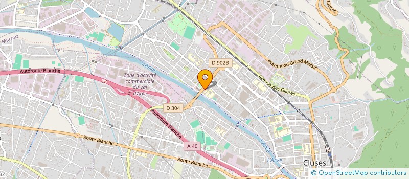 localisation de l'entreprise MONSIEUR MEHDI BELHABIB  CLUSES