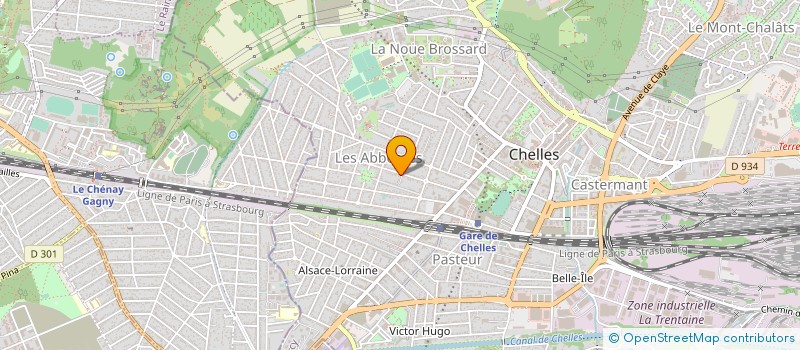 localisation de l'entreprise MONSIEUR MEHDI BELHASSAN à CHELLES