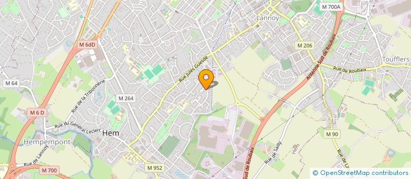 localisation de l'entreprise MONSIEUR MEHDI BELMIMOUN  HEM