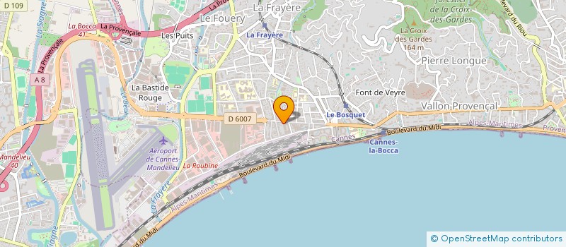 localisation de l'entreprise MONSIEUR MEHDI BEN ABBES à CANNES