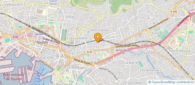 localisation de l'entreprise MONSIEUR MEHDI BEN ALI  TOULON