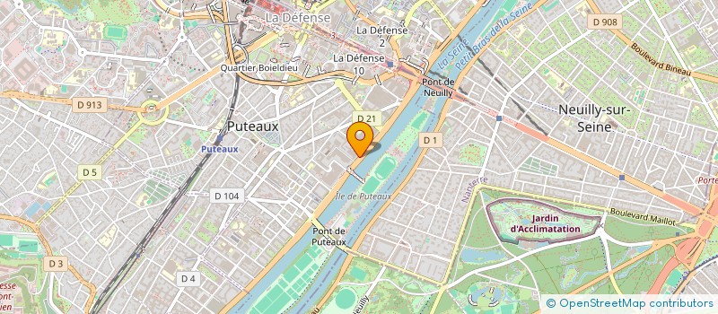 localisation de l'entreprise MONSIEUR MEHDI BEN-AMER  PUTEAUX