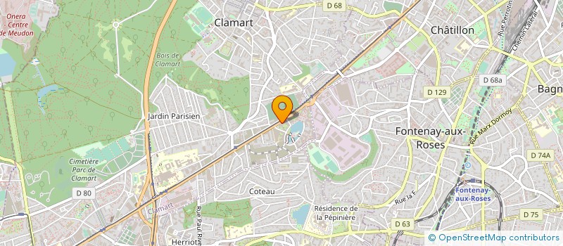 localisation de l'entreprise MONSIEUR MEHDI BEN BRAHIM à CLAMART