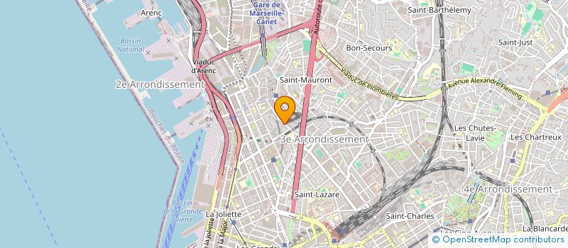 localisation de l'entreprise MONSIEUR MEHDI BEN MOHAMED à MARSEILLE