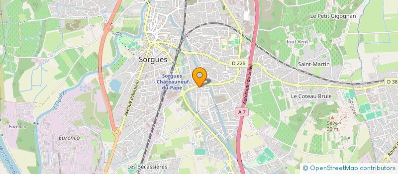 localisation de l'entreprise MONSIEUR MEHDI BEN SALAH  SORGUES