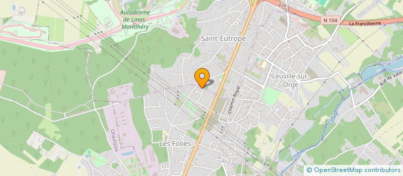 localisation de l'entreprise MONSIEUR MEHDI BEN THAMI à SAINT-GERMAIN-LES-ARPAJON