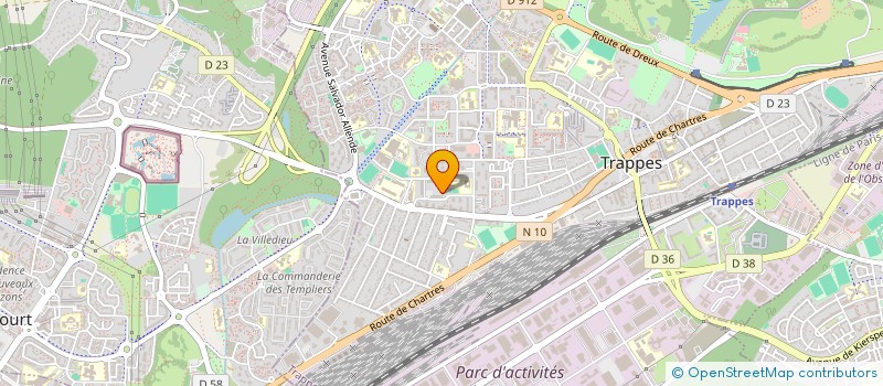 localisation de l'entreprise MONSIEUR MEHDI BENAKSAS  TRAPPES