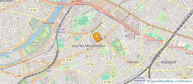 localisation de l'entreprise MONSIEUR MEHDI BENALI à ISSY-LES-MOULINEAUX