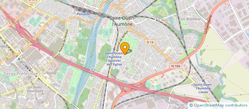 localisation de l'entreprise MONSIEUR MEHDI BENAMARA  ST OUEN L AUMONE