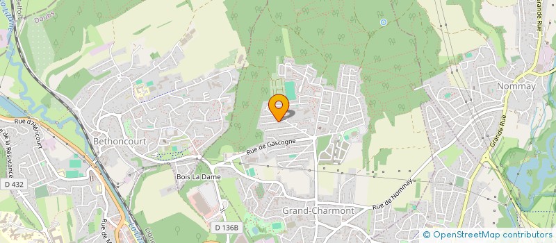 localisation de l'entreprise MONSIEUR MEHDI BENAMMAR  GRAND-CHARMONT