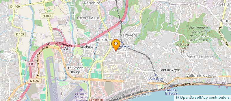 localisation de l'entreprise MONSIEUR MEHDI BENDEHANE  CANNES