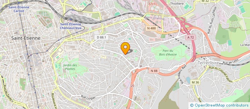 localisation de l'entreprise MONSIEUR MEHDI BENDJEDDOU  SAINT-ETIENNE